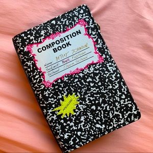 Betsey Johnson Composition Notebook Purse
